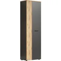 Home affaire Garderobenschrank Estepona (1-St) Flurschrank mit 2 Türen & 1 Kleiderstange – (B/T/H) 60/36/195 cm