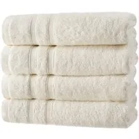 One Home Gästehandtücher Komfort, Frottee (4-St), extra Saugfähig und Weich, Gästetücher