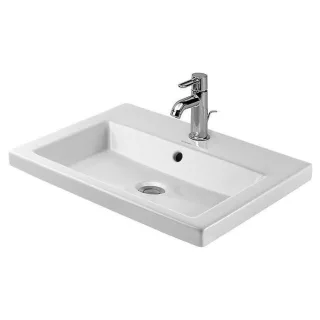 Duravit Design Classics Einbauwaschtisch Universal 0347600000 Einbau von oben, 1 Hahnloch, 600 mm, Weiß Hochglanz