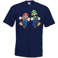 Youth Designz Print-Shirt Mario & Luigi Herren T-Shirt mit modischem Frontprint