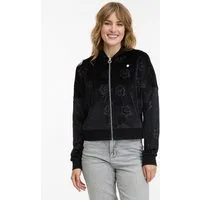 Ragwear Sweatjacke DORON VELVET weiche Samt Optik