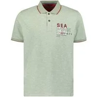 RAY Poloshirt TLB40.304.0924 Brust-Print