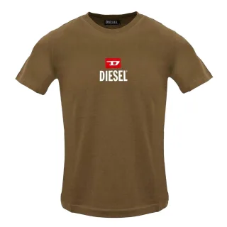 Diesel - "Just Small New D" T-Shirt für Herren (Kaffeebraun)