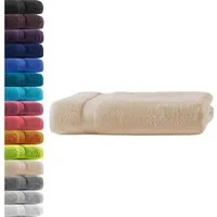 Hometex Premium Textiles Handtuch in Premium Qualität 500 g/m², Feinster Frottier-Stoff 100% Baumwolle, 1x Badetuch, weich, saugfähig, extra schwer & flauschig