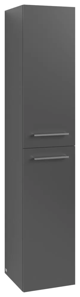 Villeroy & Boch Hochschrank Avento A89401 346x1760x 404mm 2 Türen A:re Graphite A89401VR
