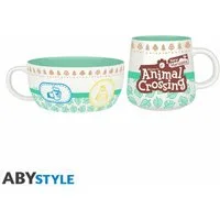 ABYstyle Frühstücks-Geschirrset Animal Crossing - Characters 2-tlg. (2-tlg), Keramik