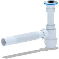 Belvit Siphon BV-SP1007, (1-tlg), Siphon Flex für Waschtisch/Waschbecken Flaschensiphon