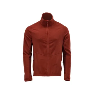 MASCOT Herren Microfleece Pullover mit Reißverschluss CUSTOMIZED Herbstrot S - 22803-639-24-S