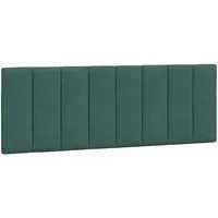 vidaXL Kopfteil, Bett Kopfteil-Kissen Dunkelgrün 140 cm Samt