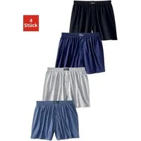 le jogger® Weiter Boxer (Packung, 4-St) aus angenehm weicher Baumwoll-Qualität