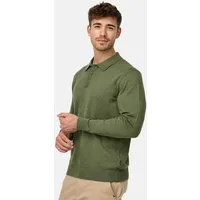 Indicode Strickpullover Herren INChips Pullover Feinstrick-Pullover im Polo-Stil