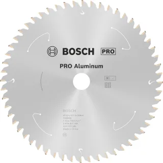Bosch PRO Akku-Kreissägeblatt Standard for Aluminium 184 x 2/1,5 x 16, 56 Zähne - 2608837769