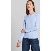 TOM TAILOR Langarmshirt T-Shirt (im Einserpack) Slim Fit Langarmshirt mit U-Boot-Ausschnitt