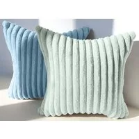 Amilian Kissenbezüge 2er Set - Dekokissenbezug - Kissenhüllen - Zierkissenbezüge, (2 Stück), (40x40 cm) Kissenbezug für Sofa, Dekokissen, Kissen, Zierkissen