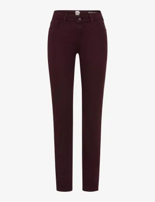 Brax Damen Five-Pocket-Hose Style MARY BLACKBERRY VIOLET, dunkles lila, Gr. 34