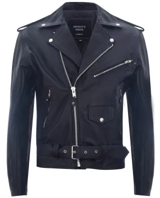Brando Biker Rock Motorradjacke aus Leder
