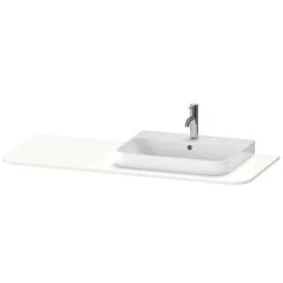 Duravit Happy D.2 Plus Konsole Weiß Seidenmatt 1300x550x16 mm - HP031KR3636 HP031KR3636