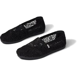 TOMS Alpargata Polyester Damen Espadrilles In Schwarz