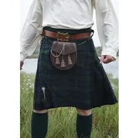 Battle Merchant Kostüm 8 Yard Kilt, Schottenrock, Black Watch Tartan, Taille 44 in. (XXL)