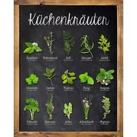 OTTO home Deco-Panel Küchenkräuter, 40/50 cm