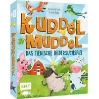 Michael Fischer Spiel Kartenspiel: Kuddelmuddel - Das tierische Bildersuchspiel ab 5 Jahren