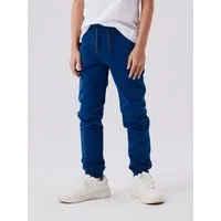 Name It Jogginghose NKMSWEAT für Jungen mit verstellbarem Bund und Kordelzug unifarben, casual, regular fit, Baumwollmix, Rundhals