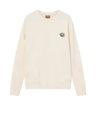 mos mosh gallery - MMGMotion Crew Neck Sweat ecru - Gr. - XL