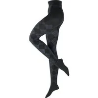 Burlington Strickstrumpfhose Elegant Essence Strumpfhose mit Argyle-Muster (1 St) mit Argyle-Muster
