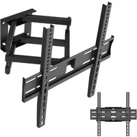 Maclean TV-Wandhalterung MC-192 für 32–70''-Geräte max. 40 kg verstellbar, (bis 70 Zoll, Neigungsverstellung +12° bis -12°, Schwenkverstellung +60° bis -60)