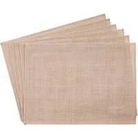 APS Platzset Schmalband, (6-St), mit umgenähten Rand, leicht abwischbar, 45x33 cm