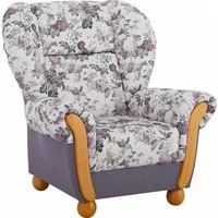 Home affaire Sessel Milano, bequemer Ohrensessel im Landhaus-Stil, Breite 99cm, Hochlehnsessel