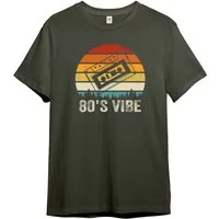 PAULGOS Print-Shirt Herren T-Shirt "Retro 80´s vibes"