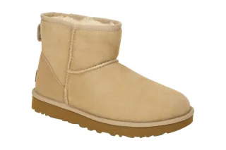 UGG 1016222 SAN Damen Winterstiefel Beige Sand flache Boots mit Warmfutter