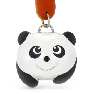 Panda  Schl?sselanh?nger aus Leder
