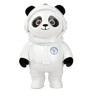 Elfeland Cute Spaceman Panda LED Galaxy Projector Lamp With Built-in bluetooth Speaker Star Projection Night Light Bedro