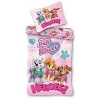 PAW PATROL Kinderbettwäsche Paw Patrol Herös! Kinderbettwäsche Set 100×135cm, 40×60 cm