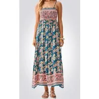 Cupshe Strandkleid Frühlingsblutenblumen-Maxikleid