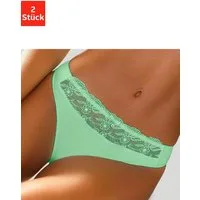Nuance by Lascana Slip (Packung, 2 Stück) mit schöner Stickereispitze