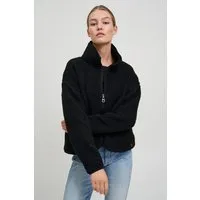 OXMO Plüschjacke OXTonje Kuschelige Teddyjacke mit Stehkragen