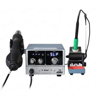 Kaisi 8521P 2 in 1 Soldering Rework Station 800W Hot Air Gun and Soldering Iron Kit with Digital LED Display for Electro