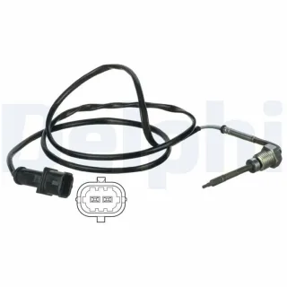 Delphi Abgastemperatursensor nach Partikelfilter Fiat Doblo Multipla Stilo
