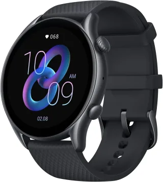 Amazfit GTR 3 Pro [inkl. Silikonarmband schwarz] 46mm Aluminiumgehäuse schwarz