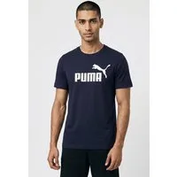 PUMA T-Shirt ESS NO 1 LOGO TEE sportlicher Stil, Kurzarm, Rundhalsausschnitt