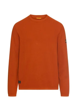 camel active - Pullover aus reiner Baumwolle cinnamon - Gr. - XL