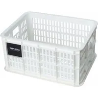 Basil Fahrradkorb Basil Transportkorb Crate S 17 - 5 Liter Weiß - robuster Fahrradkorb a