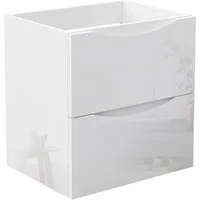 duschspa Waschtisch Unterschrank Waschtischunterschrank Waschbeckenunterschrank Badschrank, 50-120cm Hängeschrank, Matt / Hochglanz