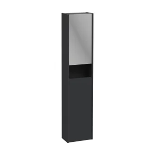 VitrA New Integra Square Hochschrank Compact mit 2 Türen inklusive Spiegel und Ablage 30 Matt,80338 80338