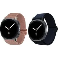 kwmobile Smartwatch-Armband 2x Uhrenarmband für Samsung Galaxy Watch 8 Galaxy / Galaxy Watch 8, Fitnesstracker Band Set aus Nylon - Ersatzarmband Smartwatch