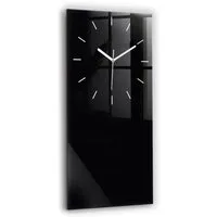 Tulup Wanduhr Wanduhr Glasuhr Rechteckige Wanduhr 30 x 60 cm Uhr aus Gehärtetem Glas