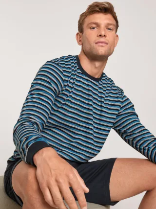 CALIDA - MEN Short pyjamas azurit blue - Gr. - S
